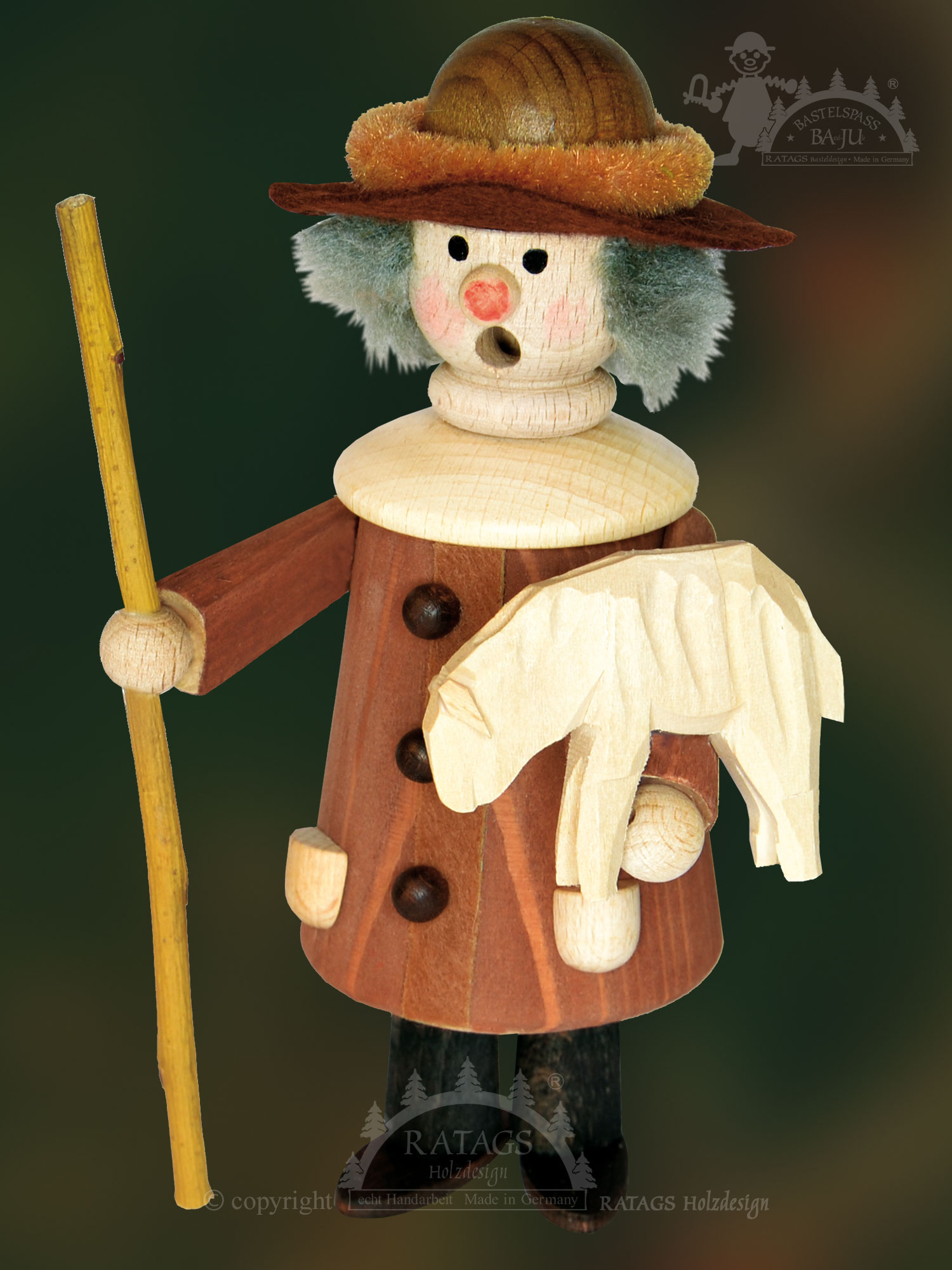 Räuchermännchen zum Basteln, Schäfer Räuchermännchen zum Basteln, Schäfer