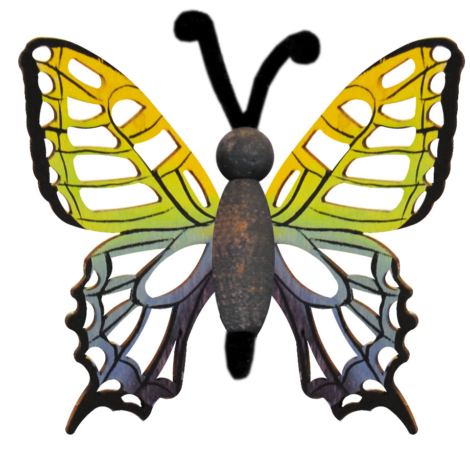 Borboleta para artesanato, pequena
