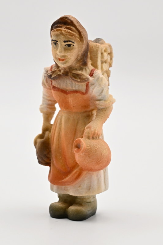 Forest woman, jug, basket, pannier, coloured 70 mm