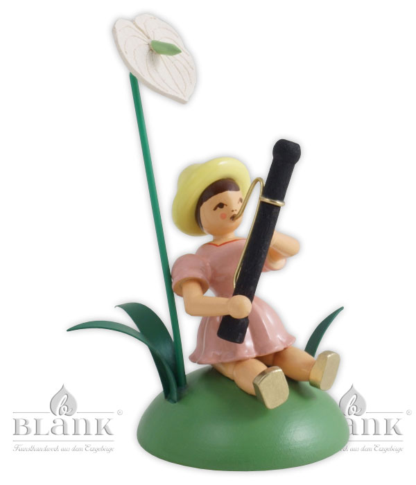 Anthurie Fagott Blumenkind sitzend