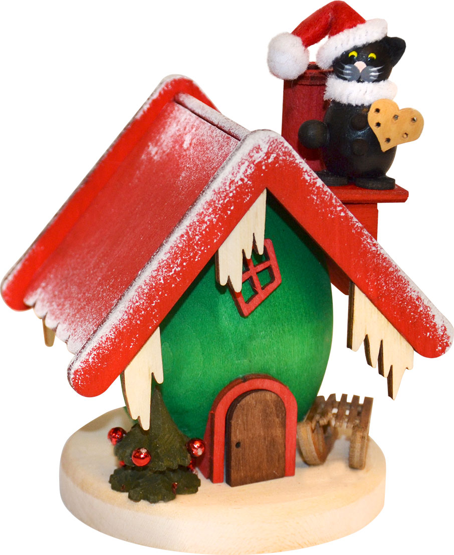 Mini incense house, winter