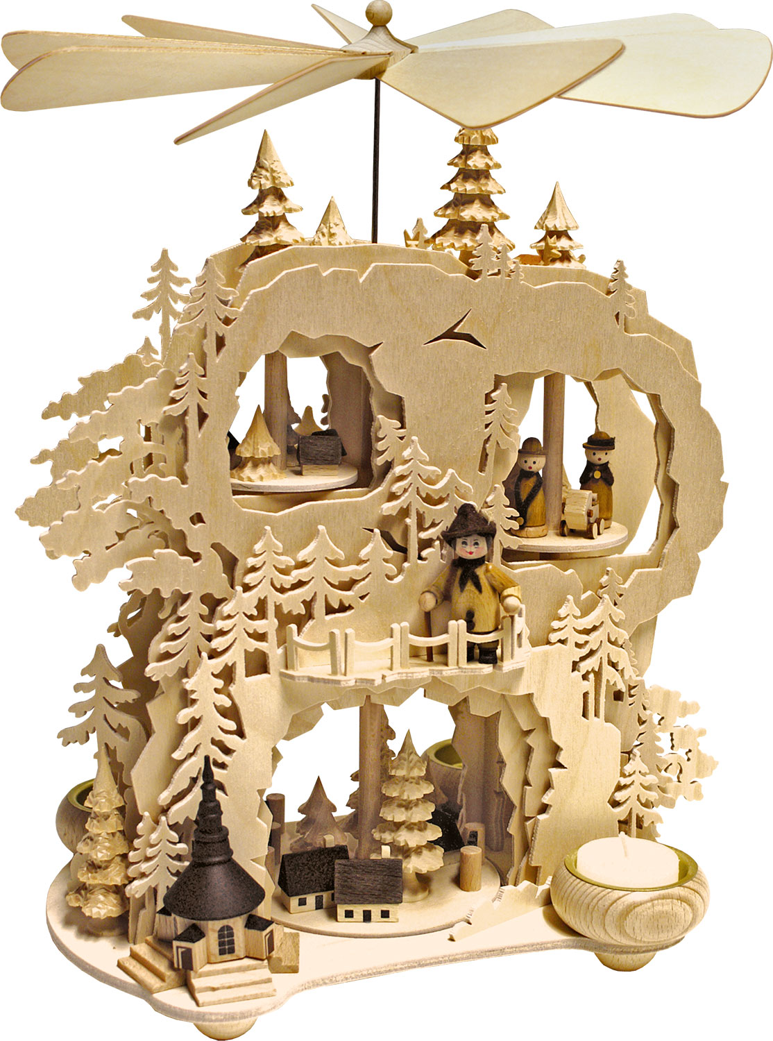 Zahnradpyramide, Dorf Seiffen Zahnradpyramide, Dorf Seiffen