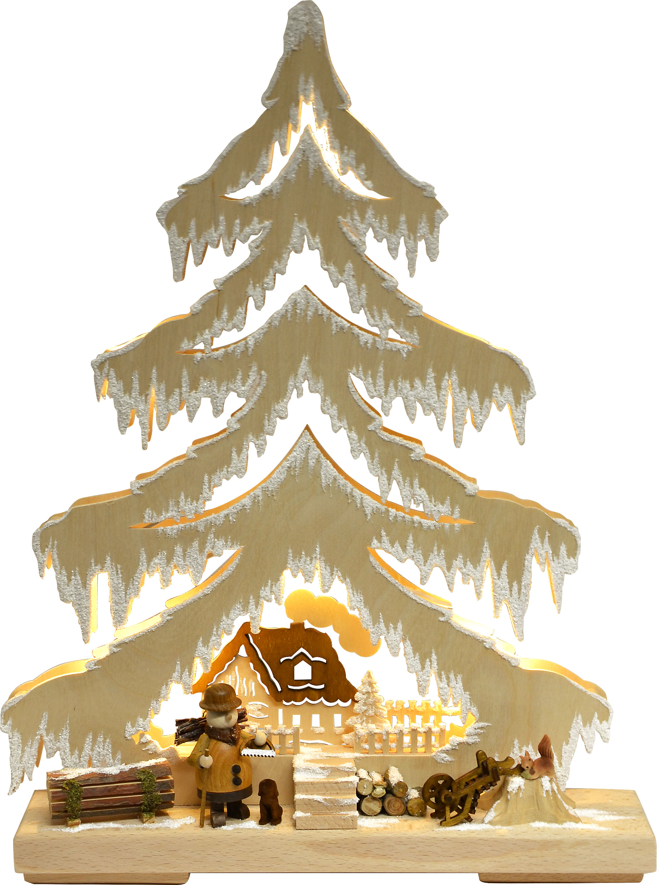 Small fir tree, Waldmann's return, hoarfrost