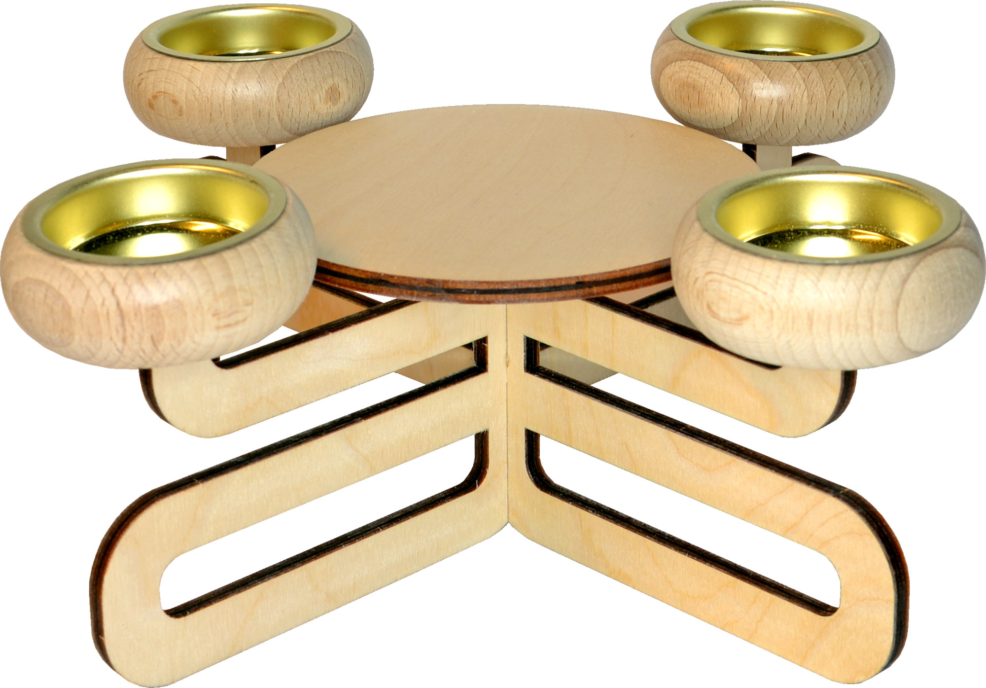 Candlestick, natural, unadorned