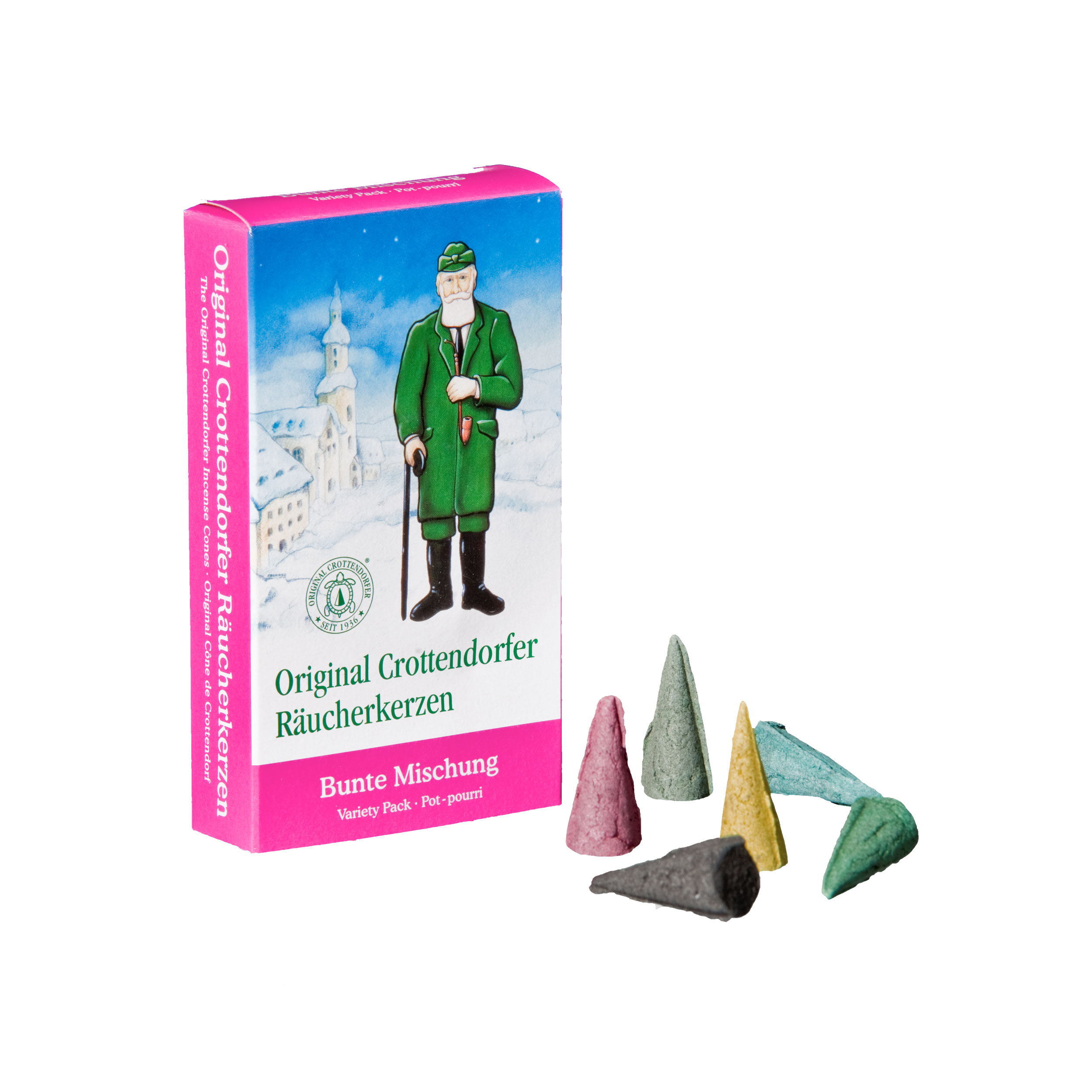 Incense cones Colourful mix Christmas scents