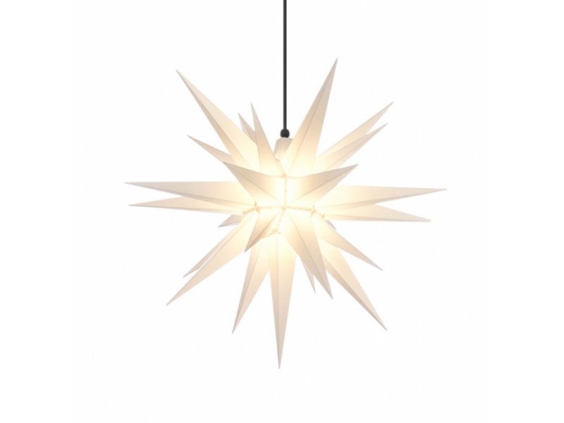 Herrnhut star A7, white plastic, outdoor use, approx. 68 cm