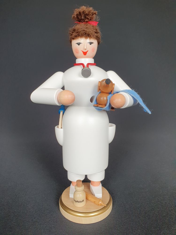 Räuchermann, Tierärztin, 23cm