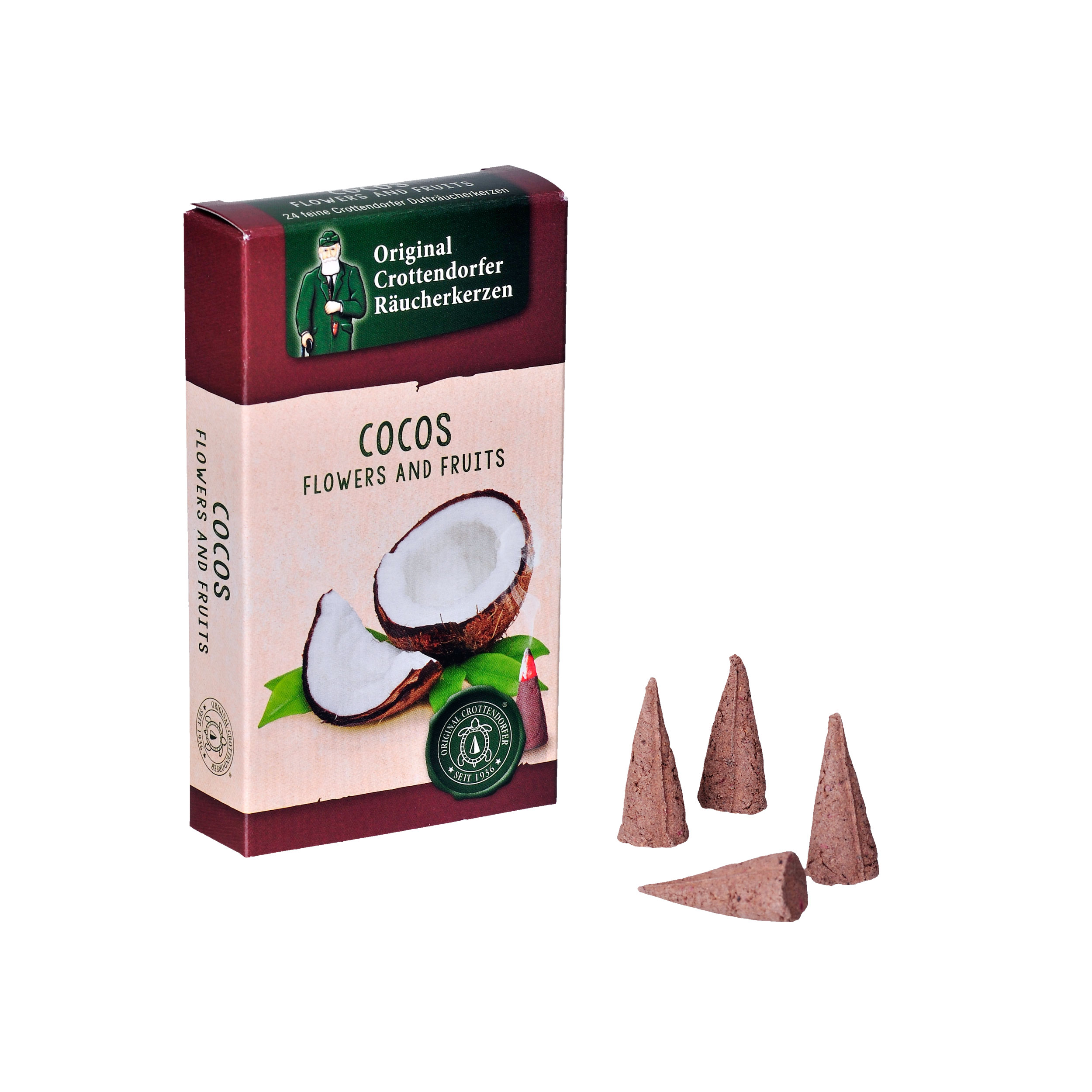 Incense candles Cocos summer scents