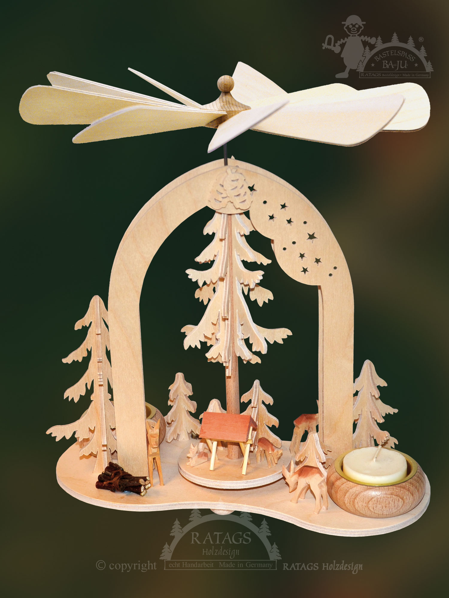 Craft set star arch pyramid