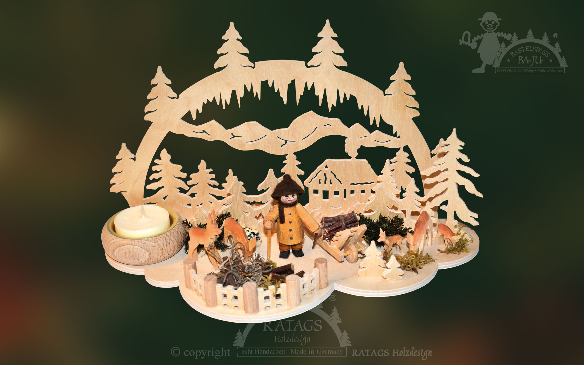 Tischschmuck zum Basteln