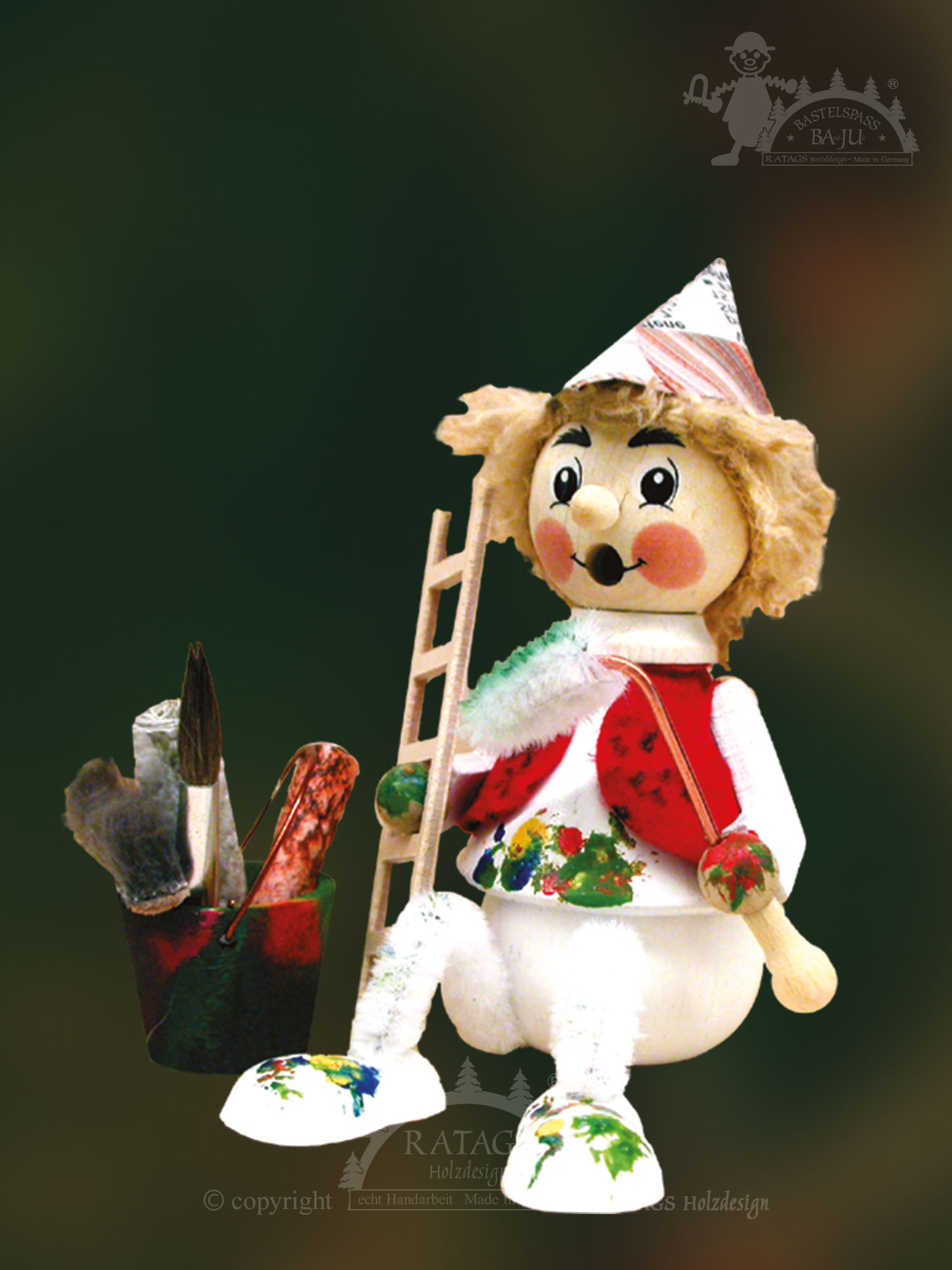 Räuchermännchen zum Basteln, Maler Räuchermännchen zum Basteln, Maler