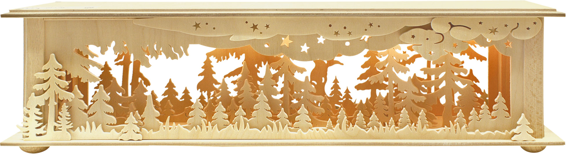 Small room light, lots of forest