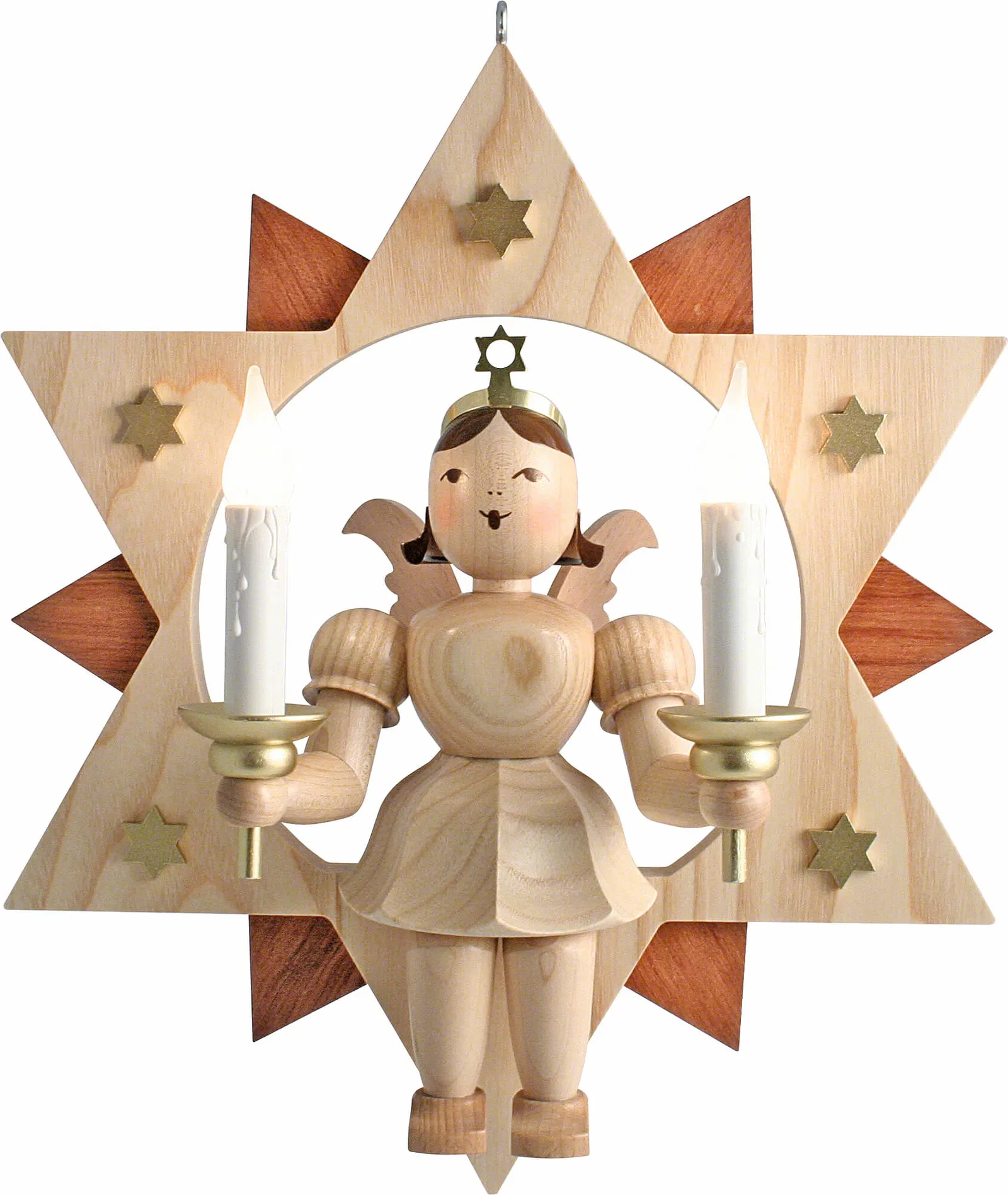 Medium-sized angel in star with electric