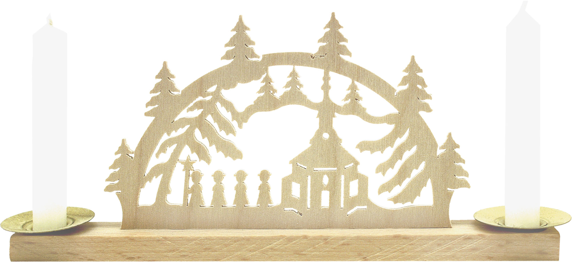 Mini candle arch for 2 doll candles Baroque church