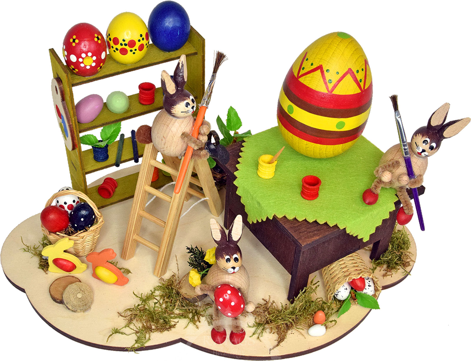 Rabbit workshop, electrically operated egg