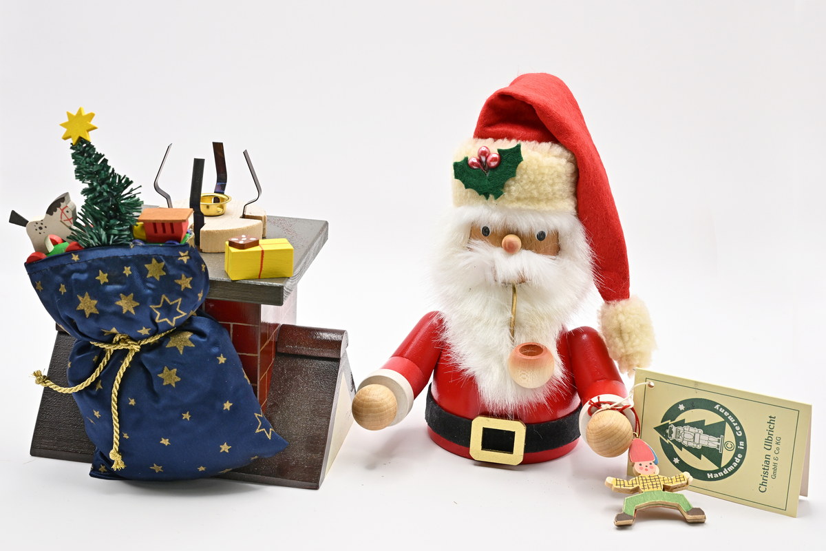 Räuchermann, Weihnachtsmann H 26 cm