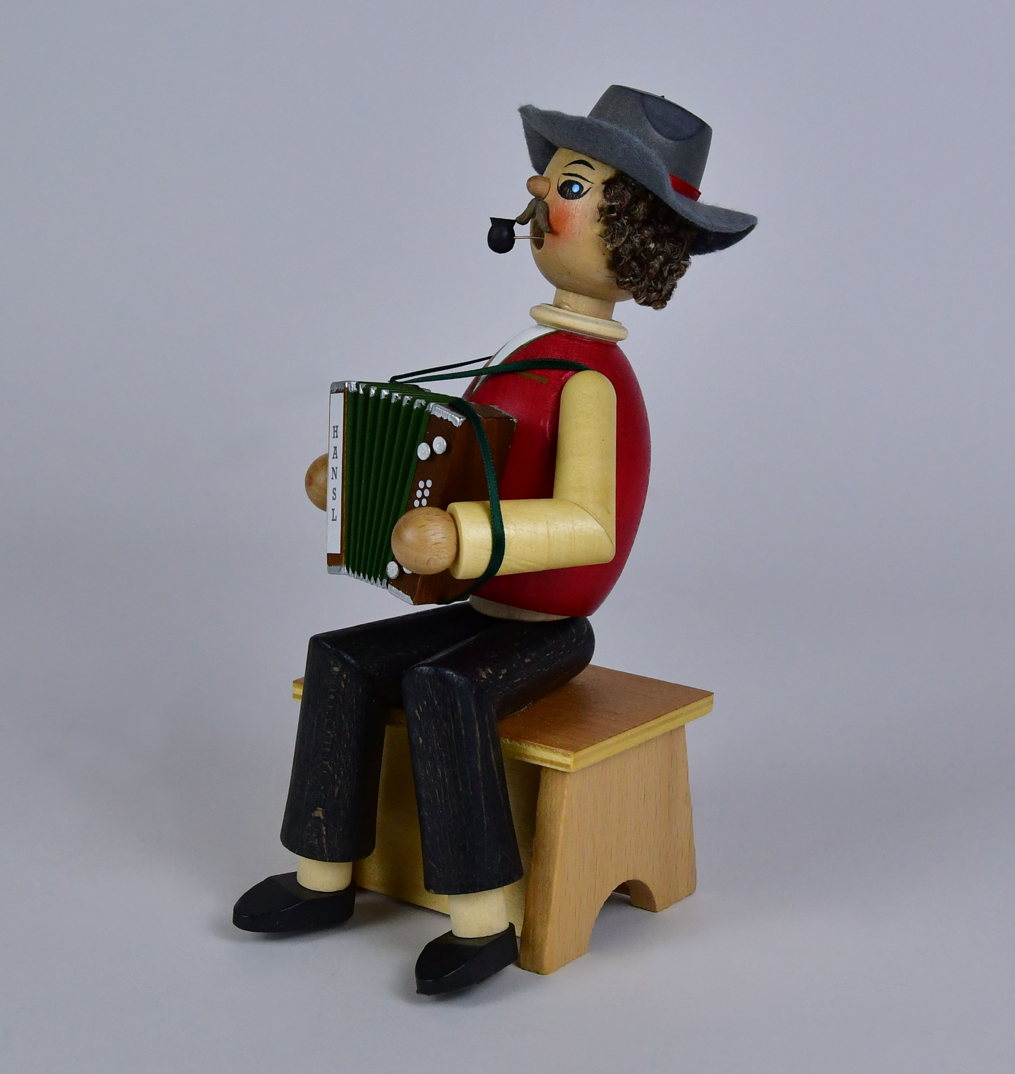 Räuchermann, Beamter mit Zigarre