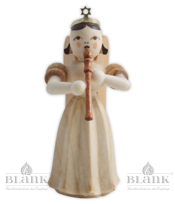 Faltenlangrockengel Blöckflöte