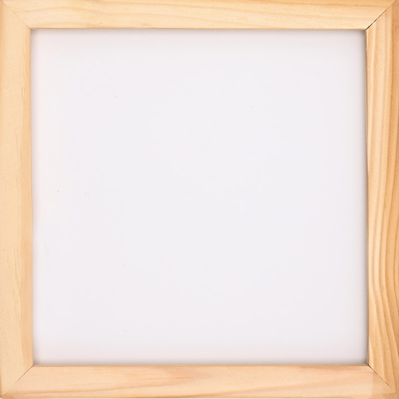 Wooden frame, natural, 15 x 15 cm