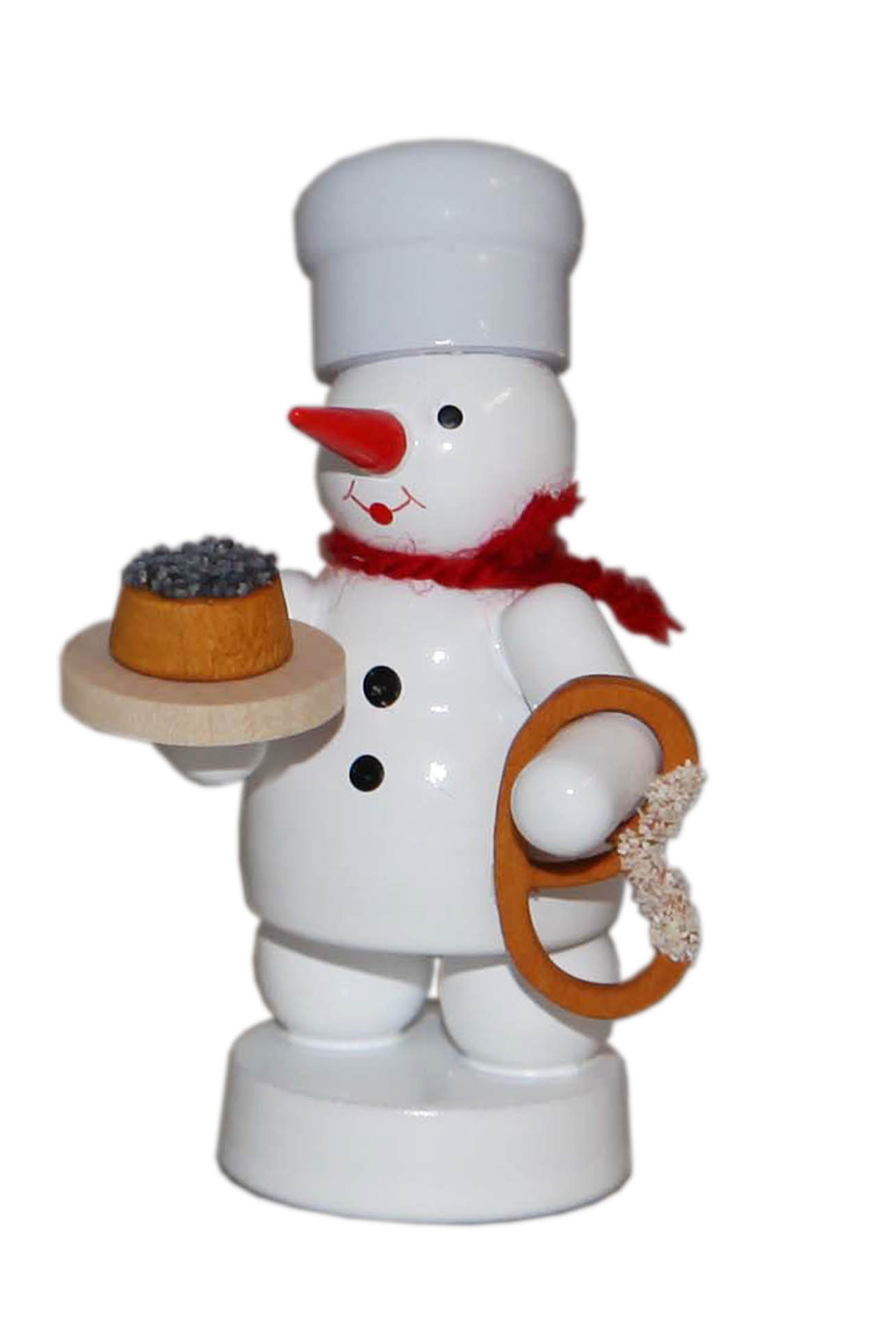 Bäcker Schneemann mit Mohnkuchen