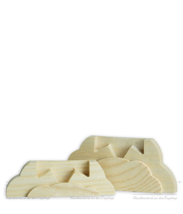 Sternhalterung klein natur, SET 2 Stück