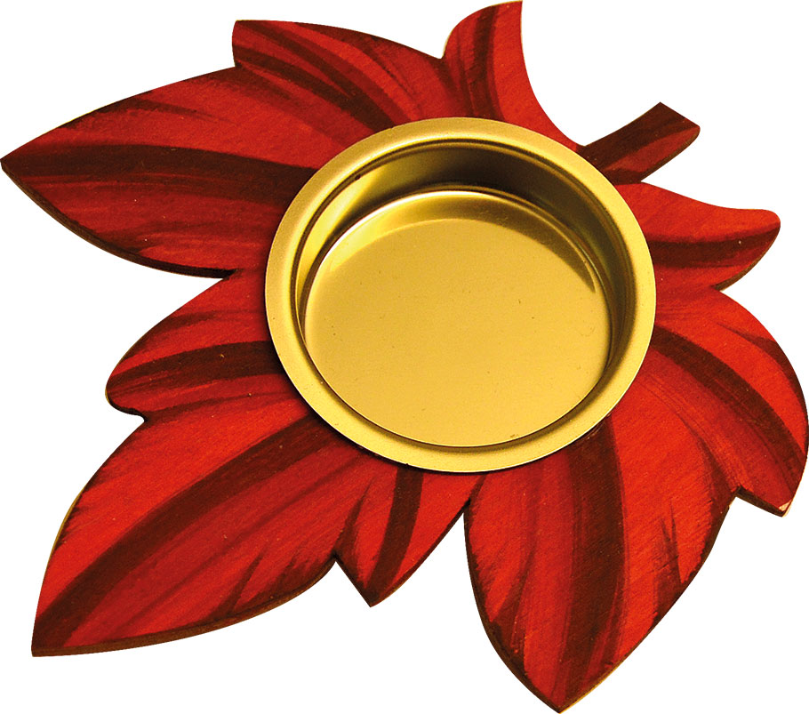 Tealight holder maple, for crafting