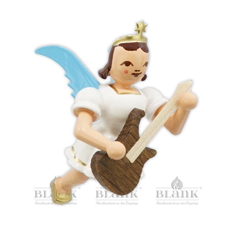 Schwebeengel mit E-Gitarre farbig