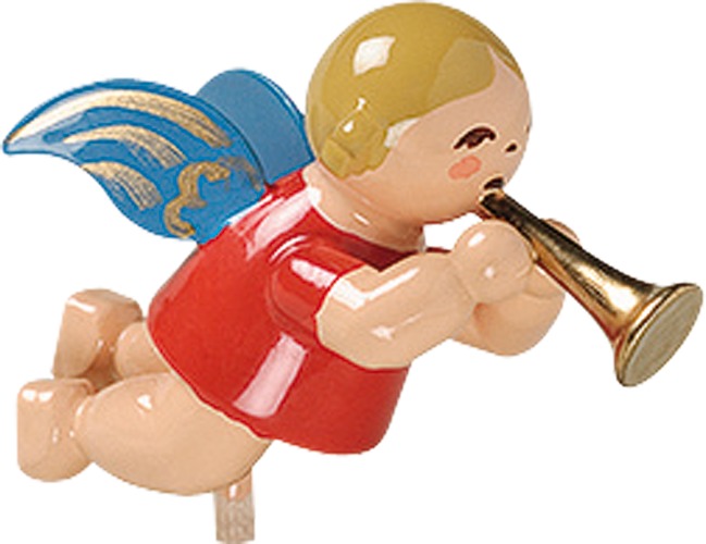 Engel rot für Orgel 636/OrM blondes Haar