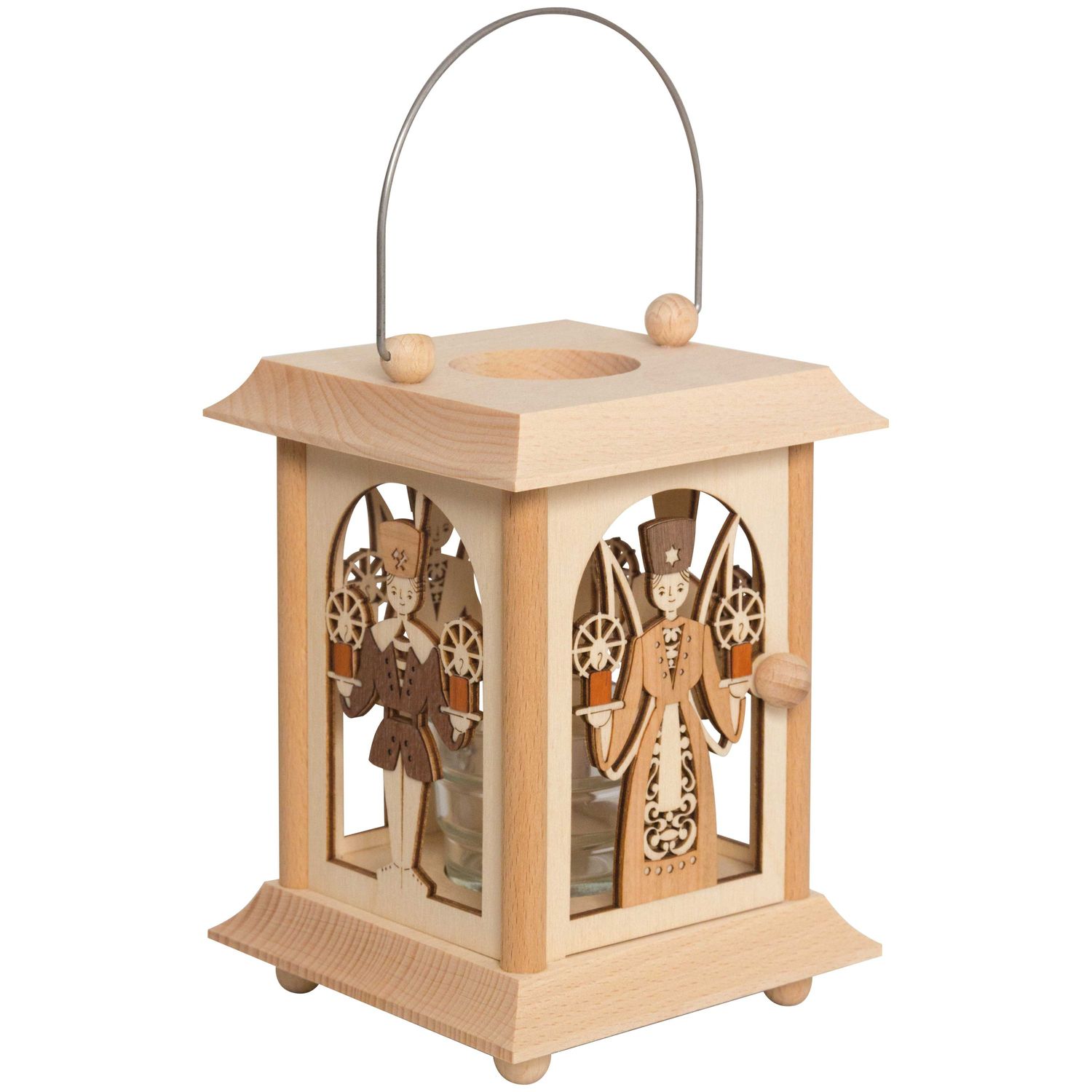 Table lantern angel and miner