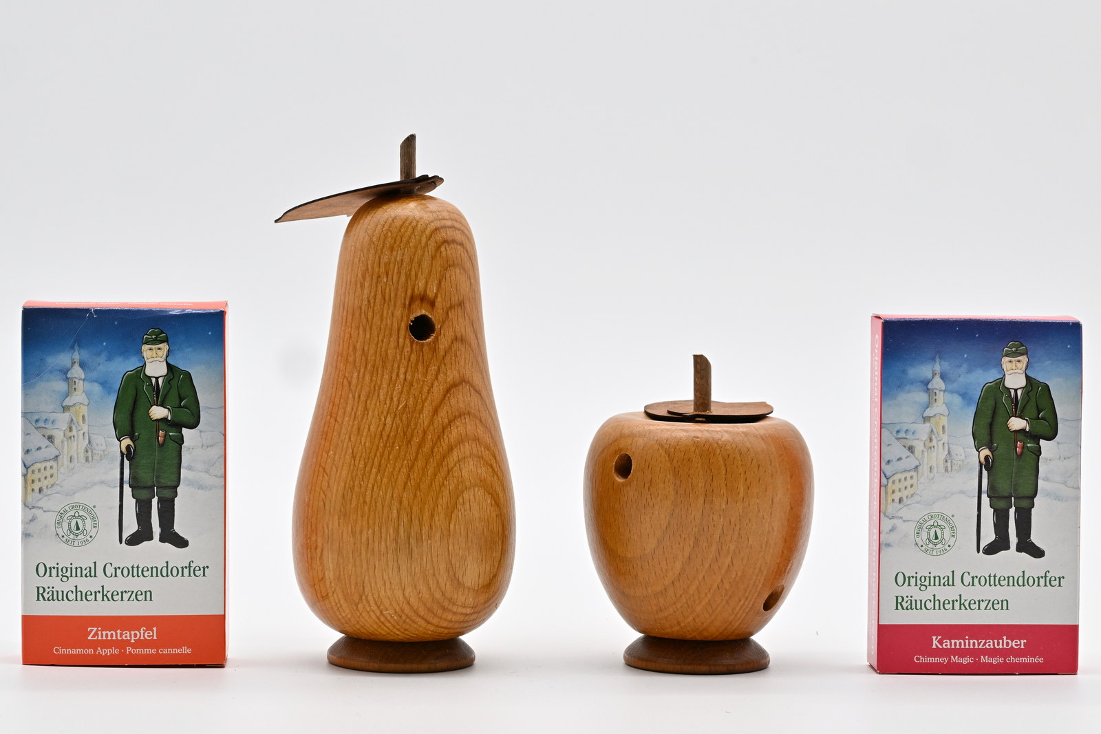 Räucherobst, Birne und Apfel Räucherobst, Birne und Apfel