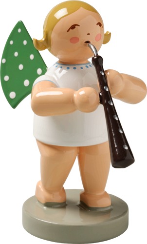 Engel mit Altoboe blondes Haar