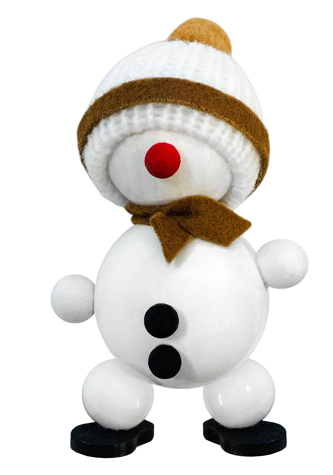 Sneeuwpop wit staand, 9 cm