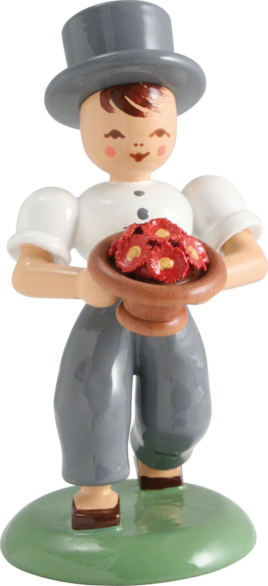 Pequeno cartão de felicitações "August", colorido