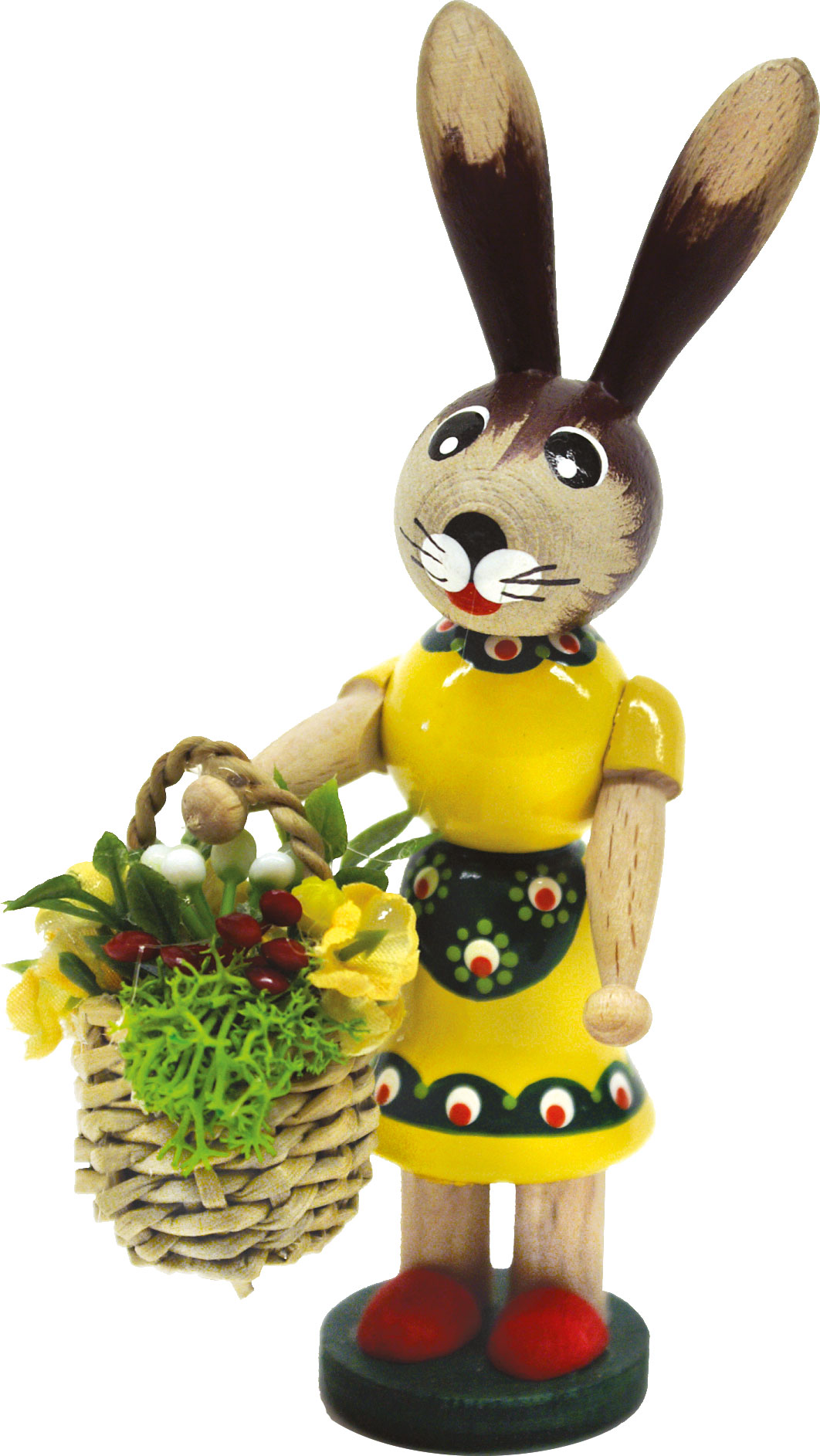 Osterhasenmädchen, gelb
