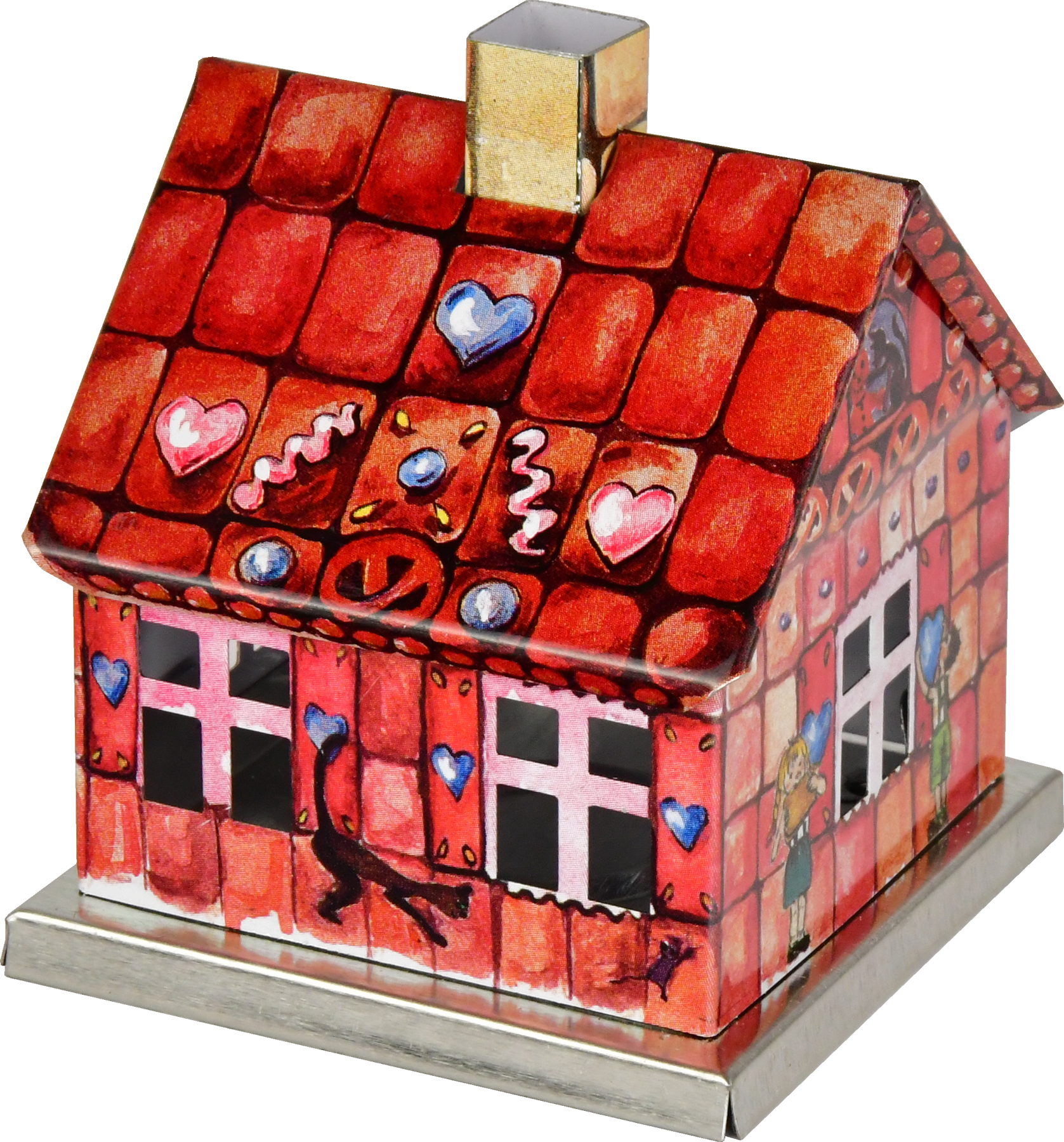 KNOX metal incense house – range B No. 3 gingerbread house