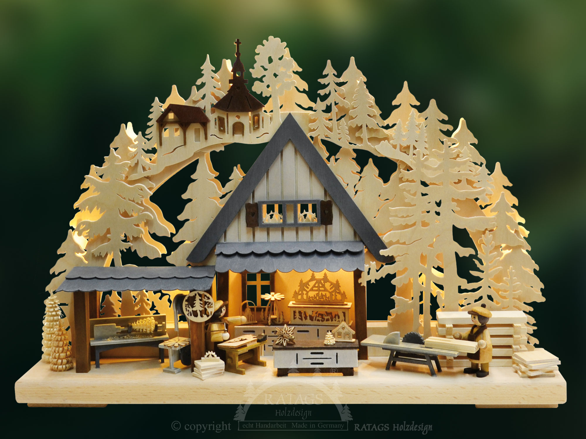 Small 3D Schwibbogen, Erzgebirge workshop