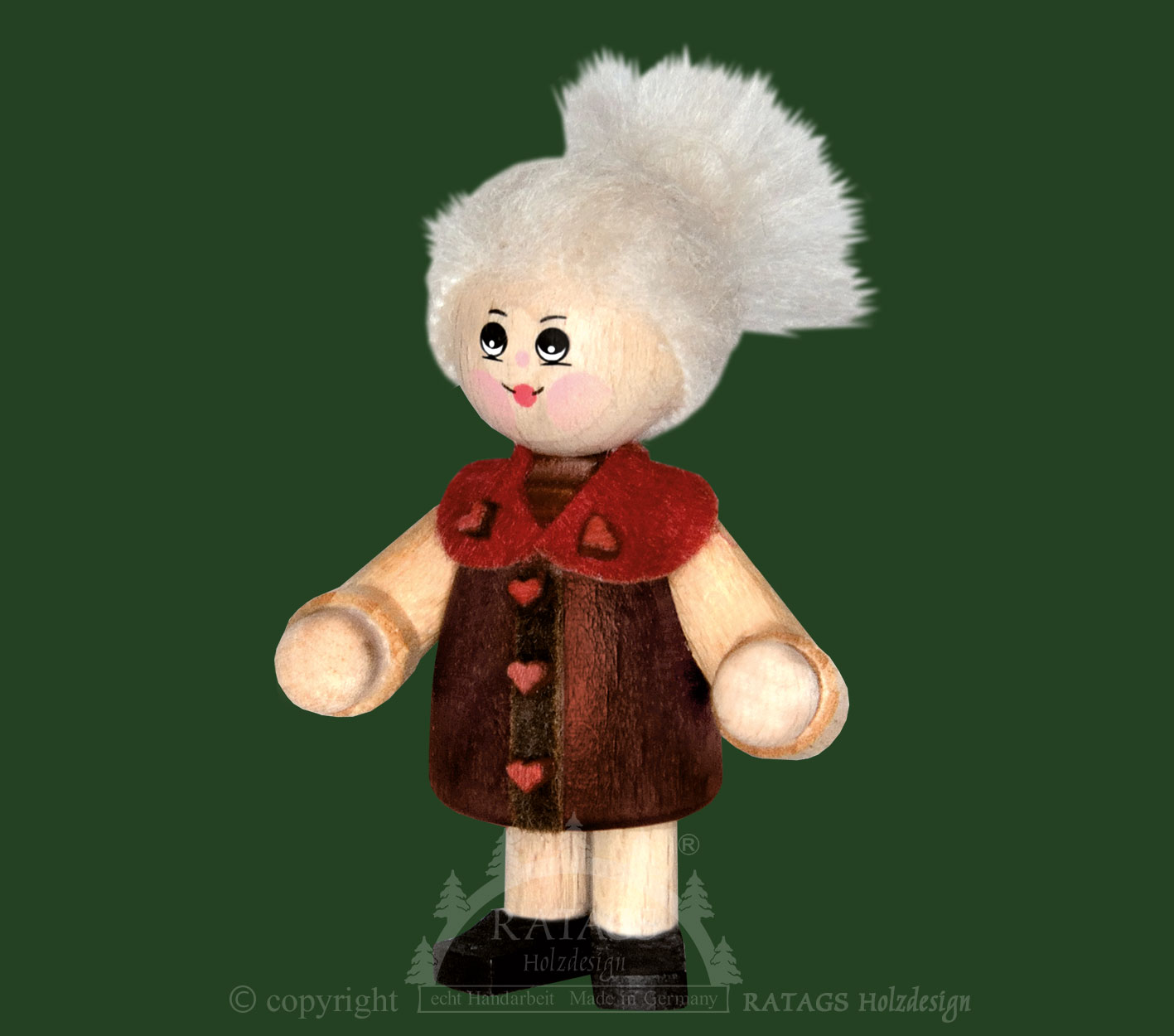 Sammler-Püppchen, Mädchen mit weissem Pferdeschwanz