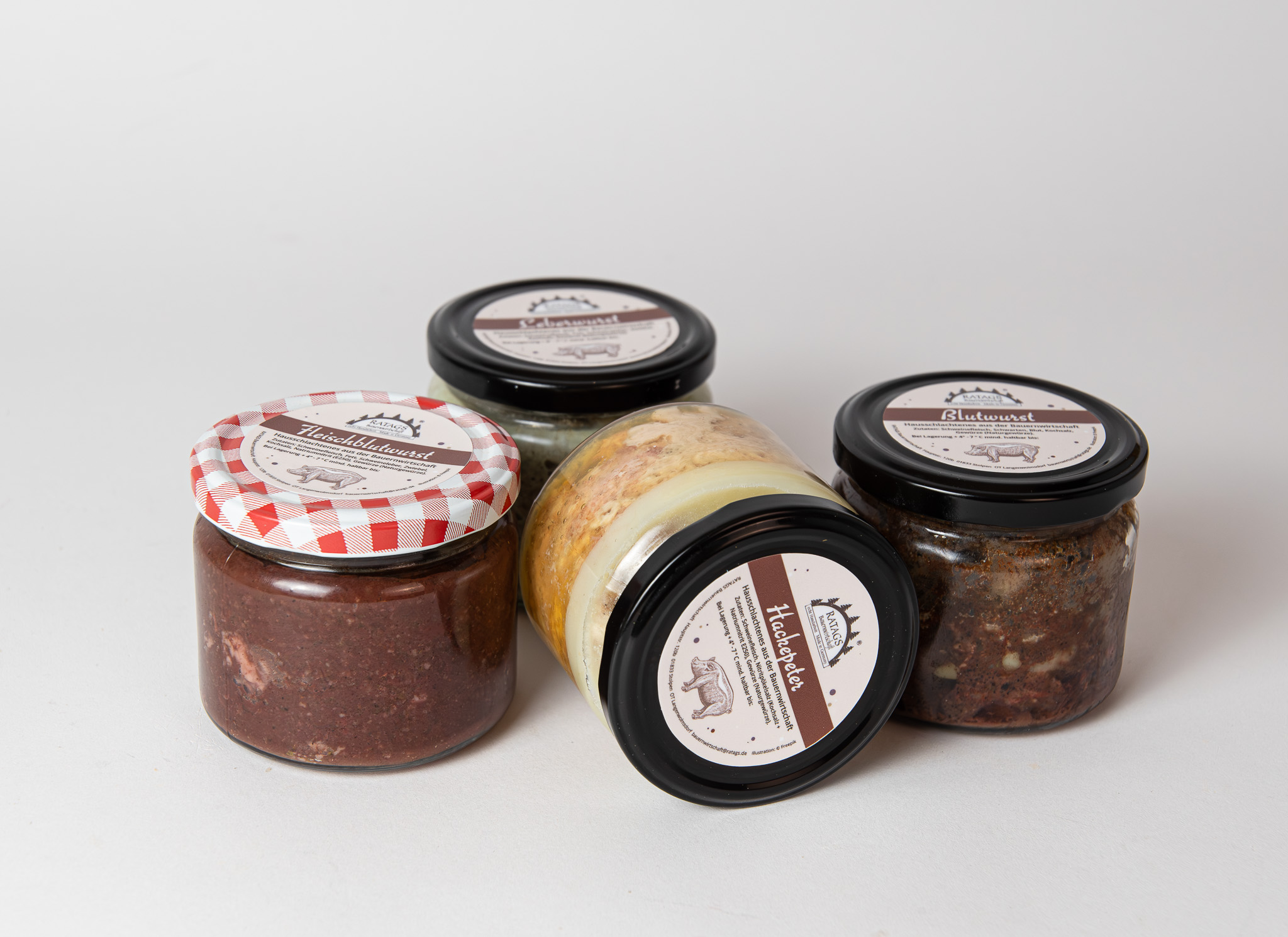 Pork liver sausage in a jar / 260g sausage jar