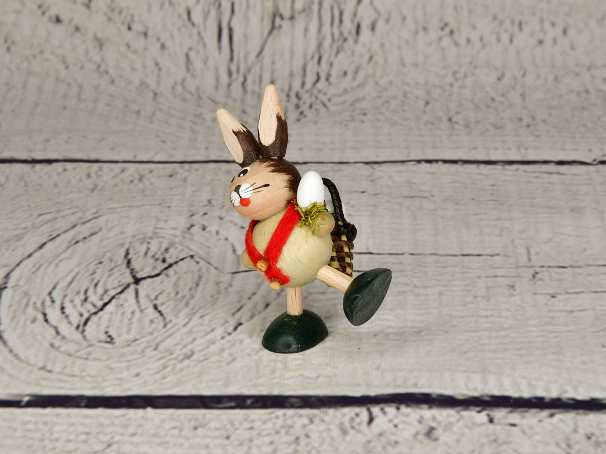 RATS Hase - Miniaturen, roter Kragen RATS Hase - Miniaturen, roter Kragen