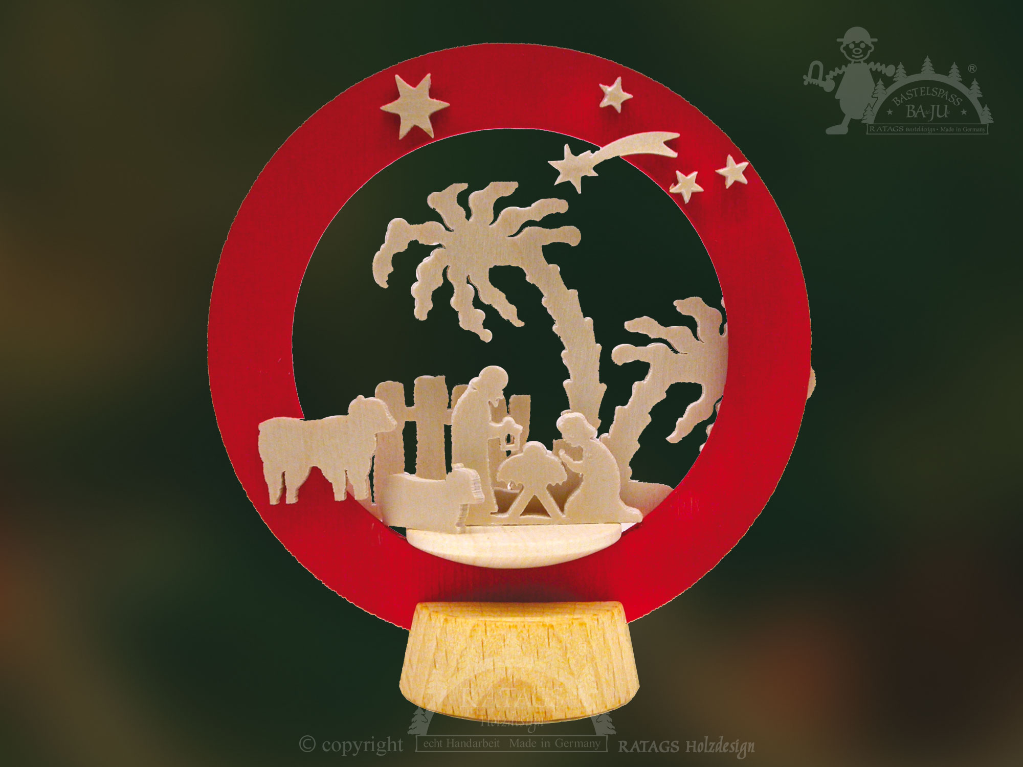 Base ring for crafting, Nativity scene