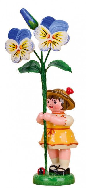 BK Girl with Horned Violet - Blue BK Girl with Horned Violet - Blue