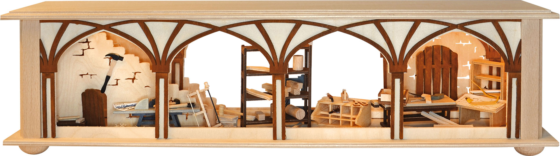 Raumleuchte klein, Tischlerlager Raumleuchte klein, Tischlerlager