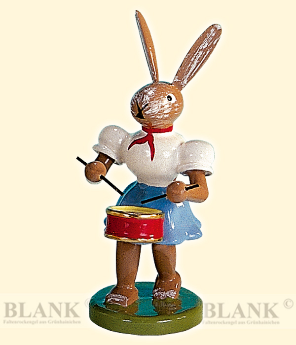 Osterhase stehend, Trommel Osterhase stehend, Trommel
