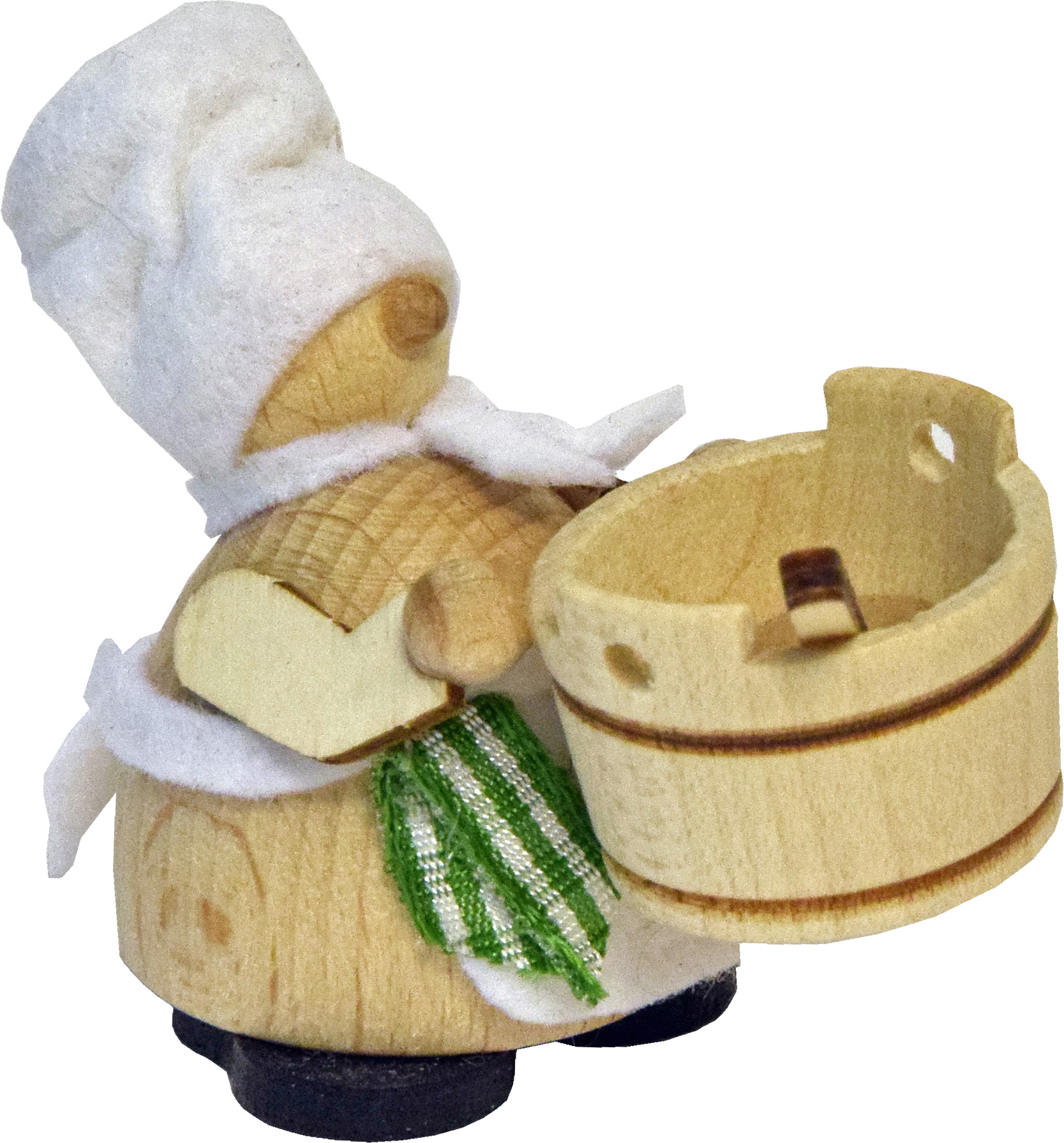 Molli Bäcker mit Bottich