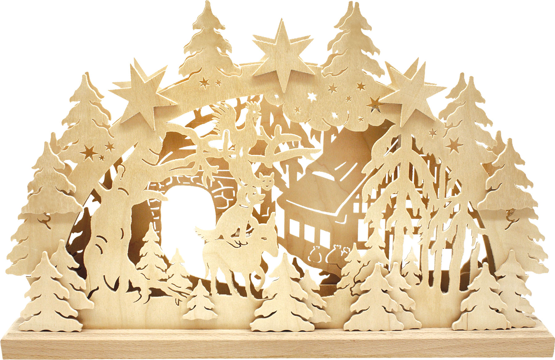 Schwibbogen klein, Bremer Stadtmusikanten