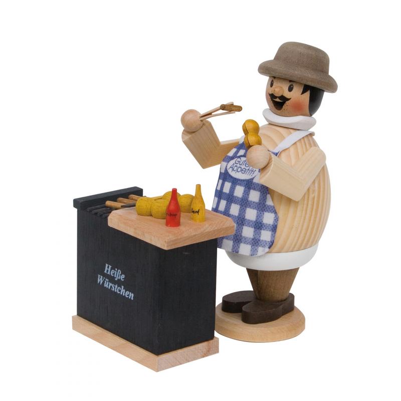 Smoking man Max Wurstmax approx. 16 cm