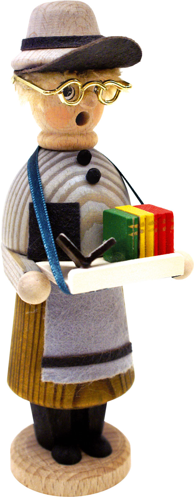 lasierter Naturpaffer, Buchhändler