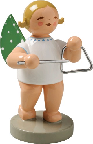 Engel mit Triangel blondes Haar