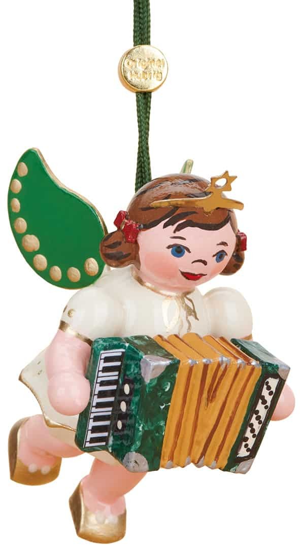 Tree decoration angel, accordion 6 cm