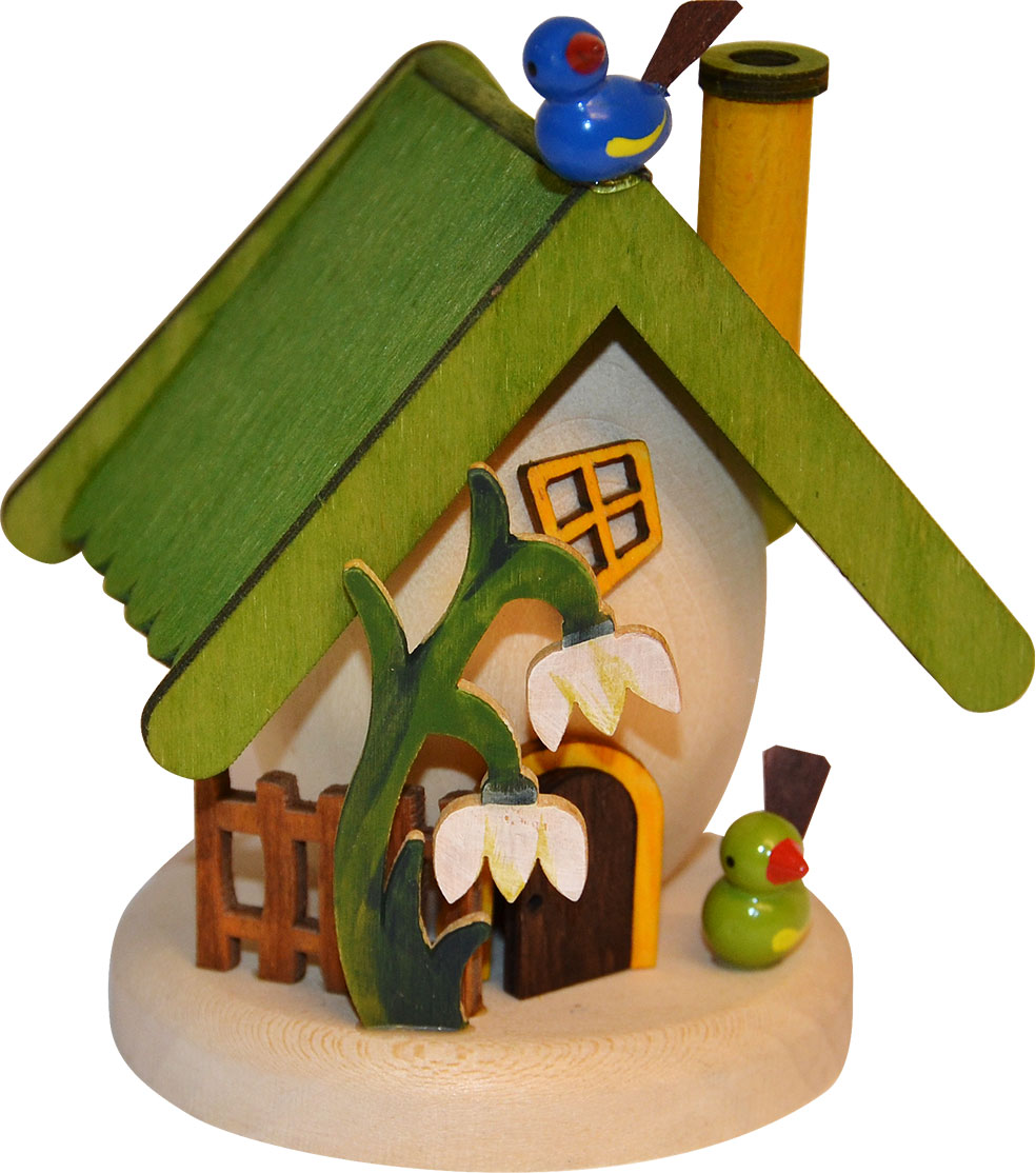 Mini incense house, spring